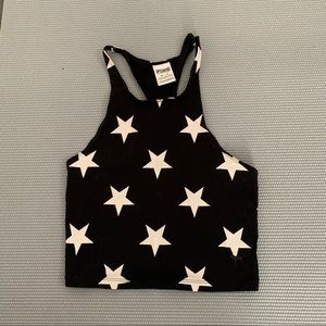 PINK Star Crop Top